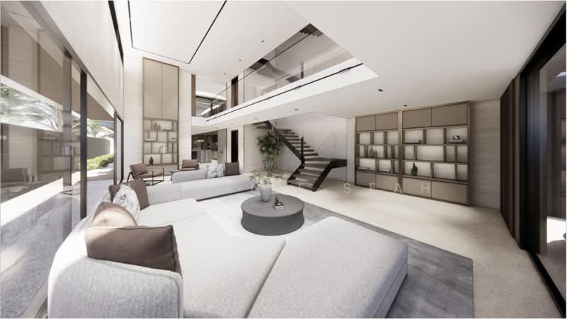 Sembawang Hills Estate, 52 Jalan Kuras, 5 Bedrooms, 6,000 sqft, Corner Terrace For Sale, by Michelle Seah, 500170047 - Living Room - PropertyGuru.com.sg