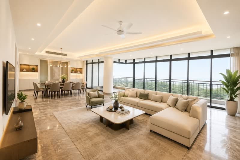 The Sovereign, 99 Meyer Road, 4 Bedrooms, 3,305 sqft, Condominium For Rent, by Belinda Cheong, 500170048 - Living Room - PropertyGuru.com.sg