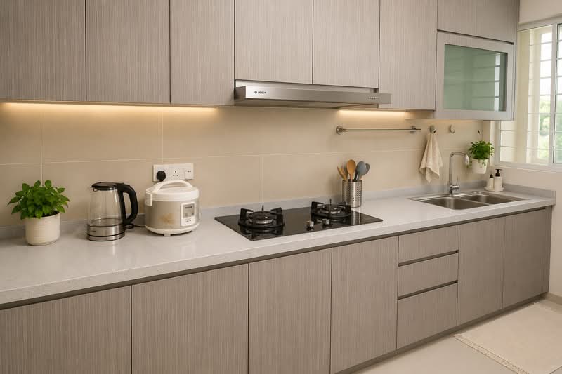 450C Bukit Batok West Avenue 6, 450C Bukit Batok West Avenue 6, 3 Bedrooms, 1,001 sqft, HDB Flat For Rent, by Laven Loo 吕欣颐, 500170060 - Kitchen - PropertyGuru.com.sg