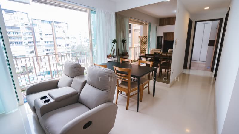 Watercolours, 27 Pasir Ris Link, 3 Bedrooms, 1,141 sqft, Executive Condominium For Sale, by Jonathan Koh, 500170094 - Living Room - PropertyGuru.com.sg