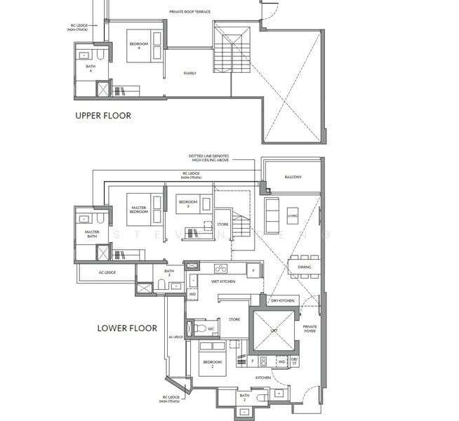 2026 Last Unit Undervalued & Ultra-Spacious Premium Lakeside Penthouse, , 5 Bedrooms, 2,153 sqft, Condominium For Sale, by Steven Deng, 500170099 - PropertyGuru.com.sg