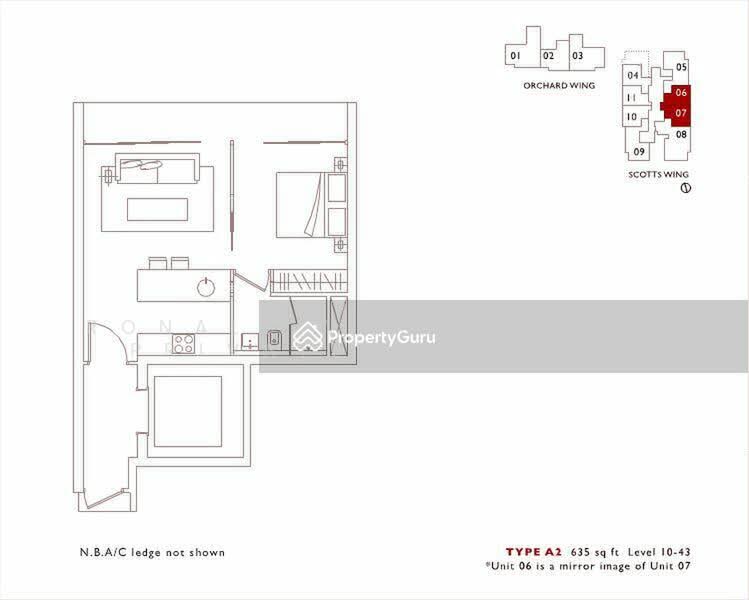 Scotts Square, 8 Scotts Road, 1 Bedroom, 624 sqft, Condominium For Rent, by LILIAN, 500170121 - PropertyGuru.com.sg