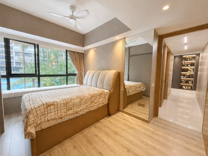 Coco Palms, 25 Pasir Ris Grove, 2 Bedrooms, 753 sqft, Condominium For Rent, by Amelia Ang, 500170128 - Master Bedroom - PropertyGuru.com.sg