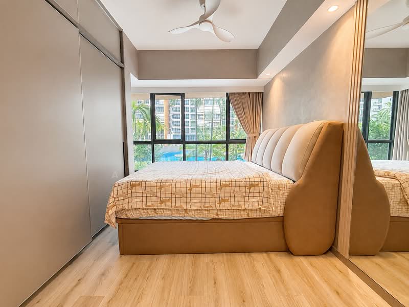 Coco Palms, 25 Pasir Ris Grove, 2 Bedrooms, 753 sqft, Condominium For Rent, by Amelia Ang, 500170128 - Master Bedroom - PropertyGuru.com.sg
