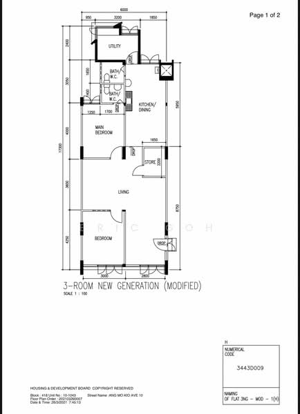 418 Ang Mo Kio Avenue 10, 418 Ang Mo Kio Avenue 10, 3 Bedrooms, 958 sqft, HDB Flat For Sale, by Eric Goh, 500170166 - PropertyGuru.com.sg