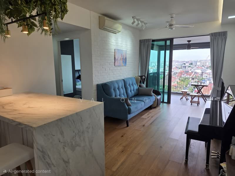 The Topiary, 11 Fernvale Lane, 3 Bedrooms, 904 sqft, Executive Condominium For Sale, by Val Ong, 500170186 - Living Room - PropertyGuru.com.sg