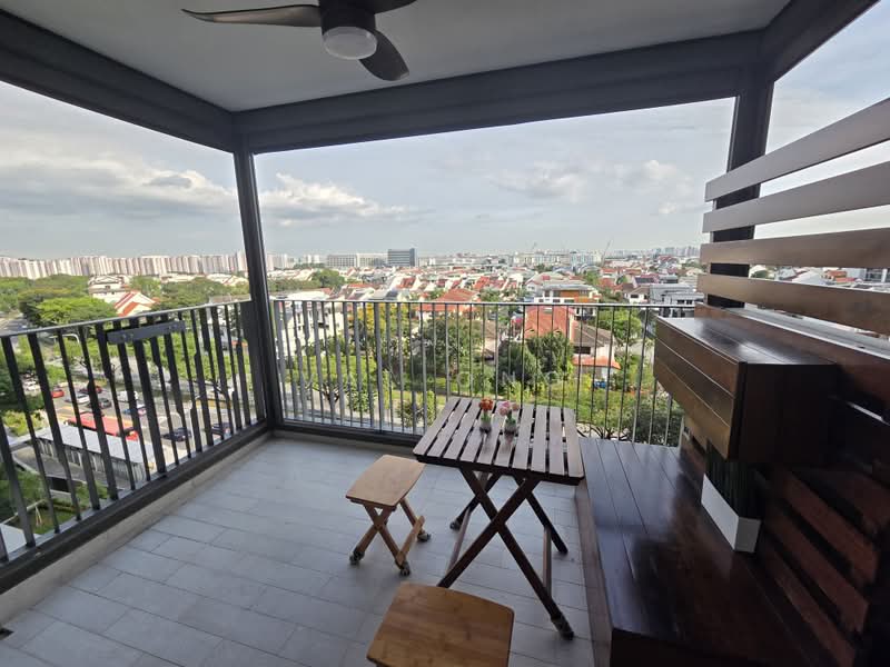 The Topiary, 11 Fernvale Lane, 3 Bedrooms, 904 sqft, Executive Condominium For Sale, by Val Ong, 500170186 - Balcony - PropertyGuru.com.sg