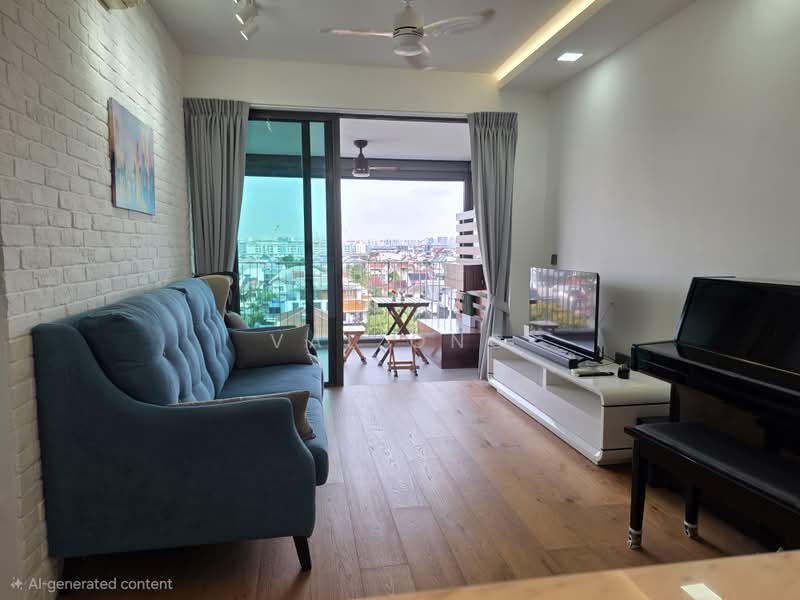 The Topiary, 11 Fernvale Lane, 3 Bedrooms, 904 sqft, Executive Condominium For Sale, by Val Ong, 500170186 - Living Room - PropertyGuru.com.sg