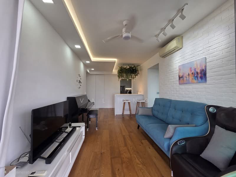 The Topiary, 11 Fernvale Lane, 3 Bedrooms, 904 sqft, Executive Condominium For Sale, by Val Ong, 500170186 - Living Room - PropertyGuru.com.sg