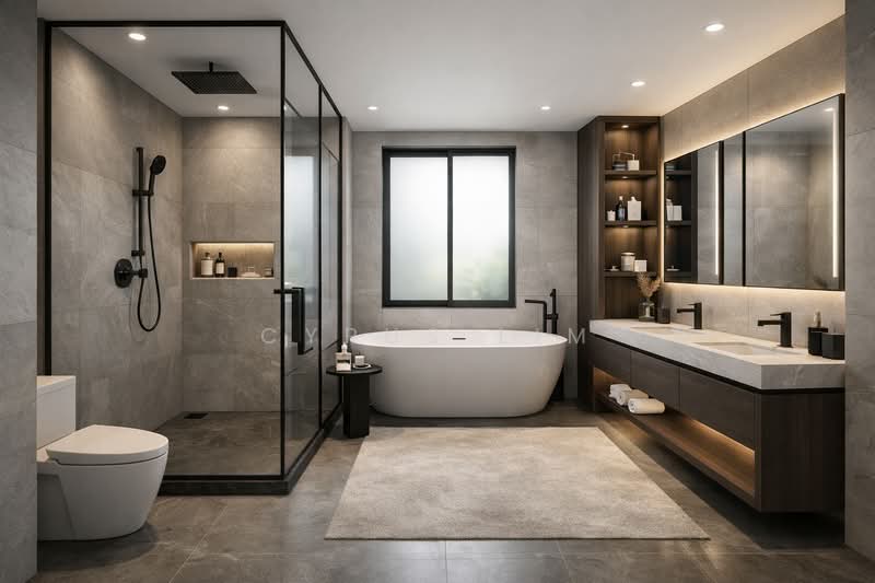 Bijou, 2 Jalan Mat Jambol, 3 Bedrooms, 1,152 sqft, Condominium For Sale, by Cyrus Lim, 500170209 - Bathroom - PropertyGuru.com.sg
