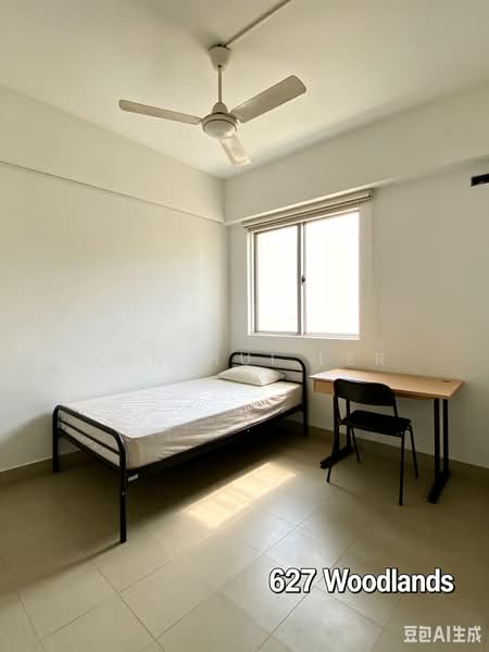 627 Woodlands Avenue 6, 627 Woodlands Avenue 6, Room Rental, 250 sqft, HDB Flat For Rent, by Jun Hui LER, 500170215 - Bedroom - PropertyGuru.com.sg