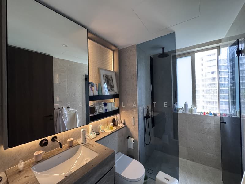 The Reef at King's Dock, 2 Harbourfront Avenue, 2 Bedrooms, 883 sqft, Condominium For Rent, by Isabella Teo, 500170242 - Bathroom - PropertyGuru.com.sg