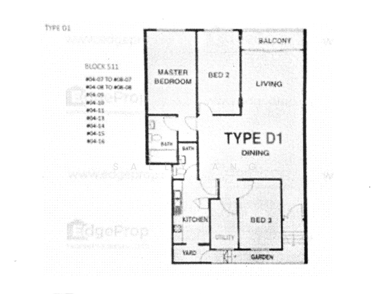 Grandlink Square, 511 Guillemard Road, 3 Bedrooms, 1,410 sqft, Apartment For Sale, by Sally Ang, 500170267 - PropertyGuru.com.sg