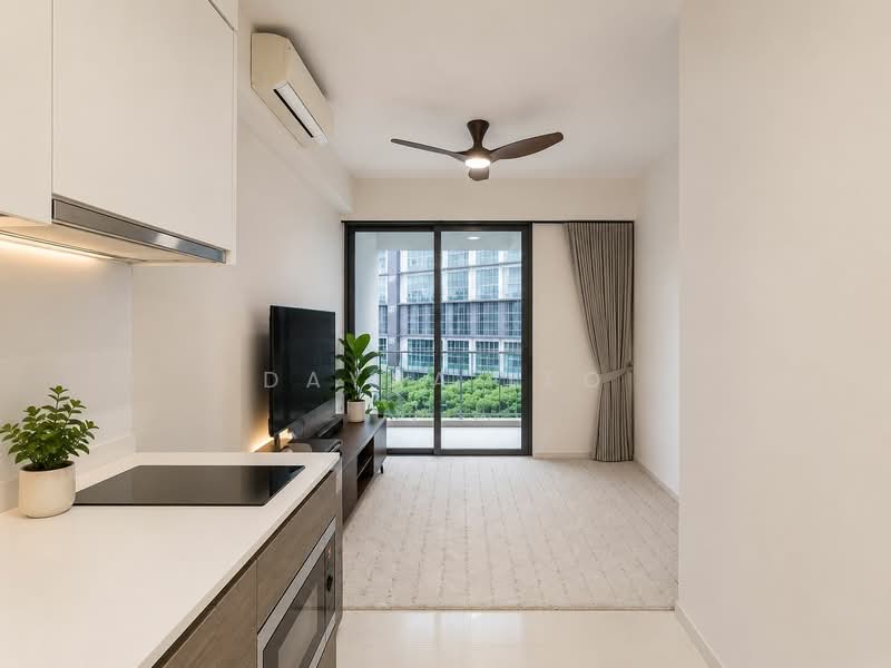 Sims Urban Oasis, 2 Sims Drive, 1 Bedroom, 624 sqft, Condominium For Rent, by Dayaa Leo, 500170273 - Living Room - PropertyGuru.com.sg
