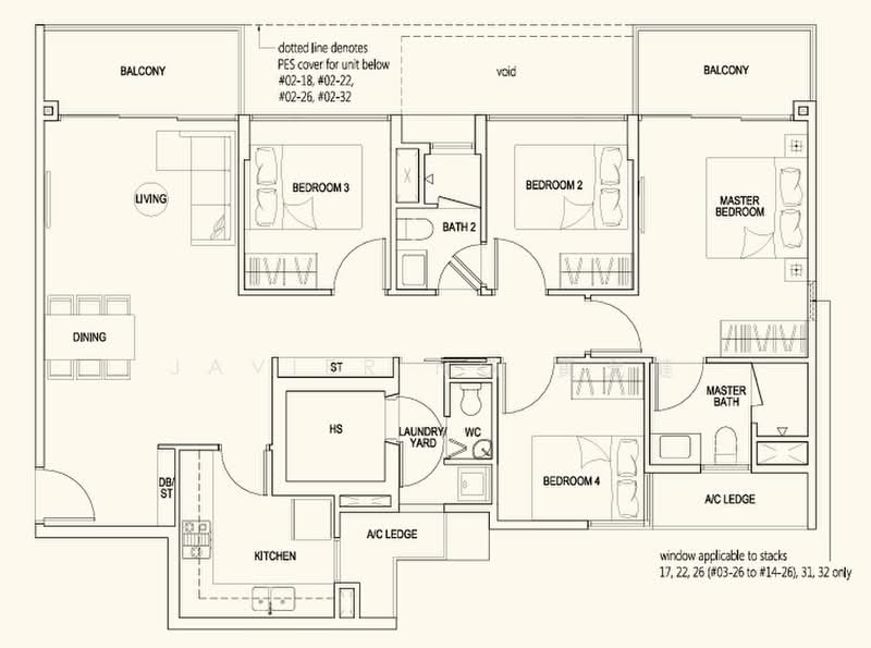 Westwood Residences EC, 188 Westwood Avenue, 4 Bedrooms, 1,238 sqft, Condominium For Rent, by Javier Ng 黄允健, 500170447 - PropertyGuru.com.sg