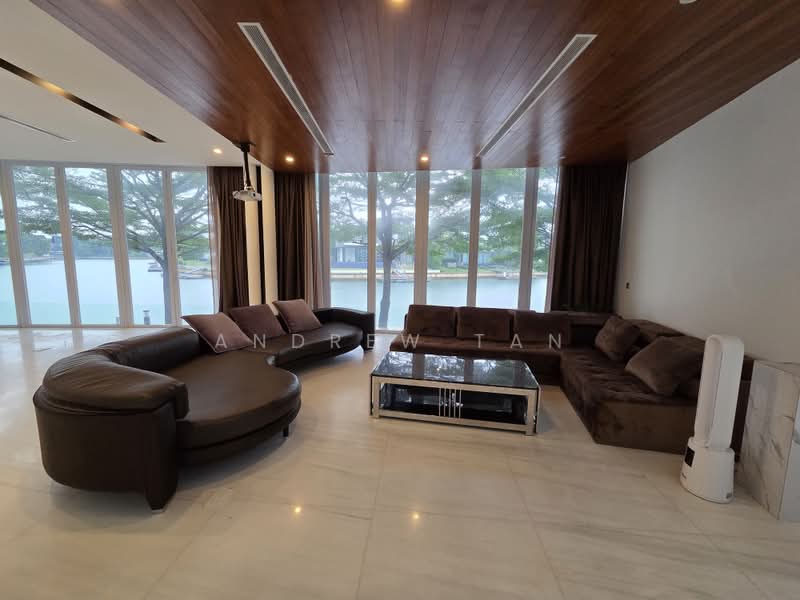 Exclusive Corner Bungalow @ Cove Way, Cove Way, 5 Bedrooms, 10,500 sqft, Bungalow House For Sale, by Andrew Tan, 500170452 - Living Room - PropertyGuru.com.sg