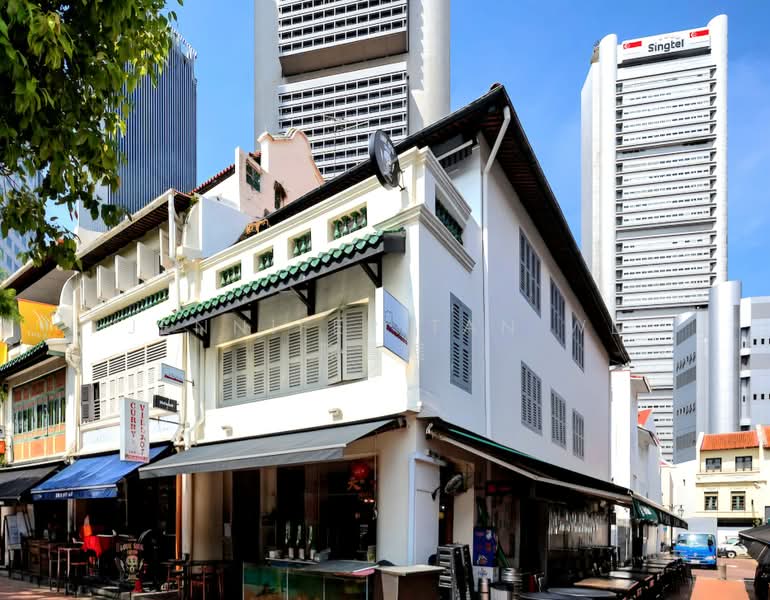 Boat Quay Conservation Shophouse, Rare Direct River Facing! F&B, 999yrs Tenure, Boat Quay, 4,200 sqft, Shop / Shophouse For Sale, by Jennifer Tan WL 陈慧莲, 500170551 - Exterior - CommercialGuru.com.sg