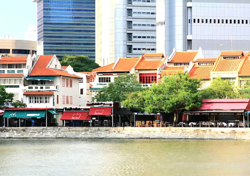 Boat Quay Conservation Shophouse, Rare Direct River Facing! F&B, 999yrs Tenure, Boat Quay, 4,200 sqft, Shop / Shophouse For Sale, by Jennifer Tan WL 陈慧莲, 500170551 - Exterior - CommercialGuru.com.sg