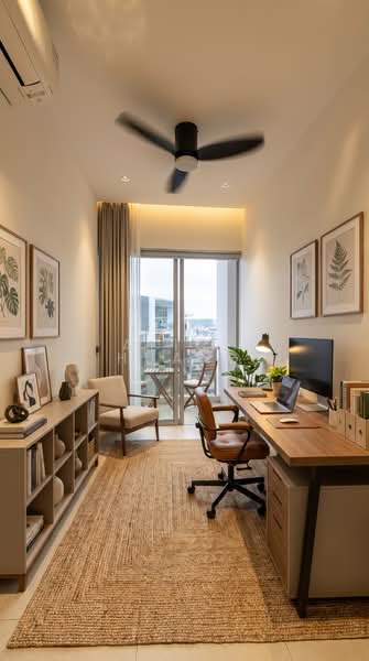 Parc Seabreeze, 532 Joo Chiat Road, 3 Bedrooms, 2,562 sqft, Condominium For Sale, by Alice Huang, 500170552 - Study (AI Ilustration) - PropertyGuru.com.sg
