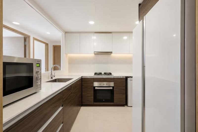 The Terrace, 102 Edgedale Plains, 3 Bedrooms, 1,076 sqft, Executive Condominium For Sale, by June Ling, 500170559 - Kitchen - PropertyGuru.com.sg