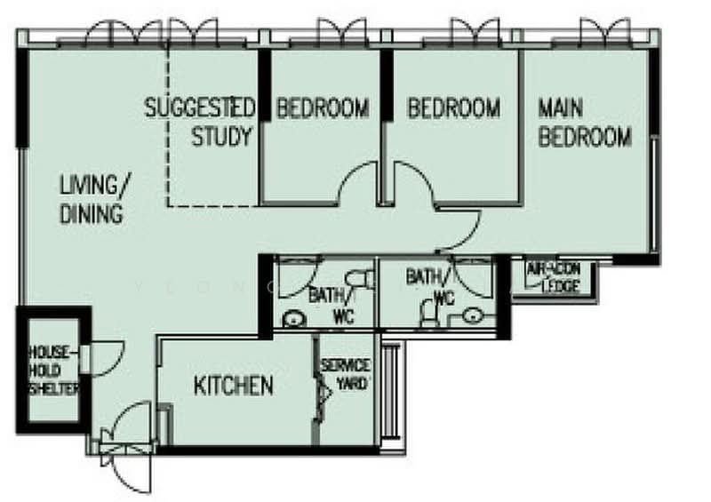 120B Punggol Edge, 120B Edgedale Plains, 3 Bedrooms, 1,206 sqft, HDB Flat For Sale, by Yeong Wei Jian, 500170584 - PropertyGuru.com.sg
