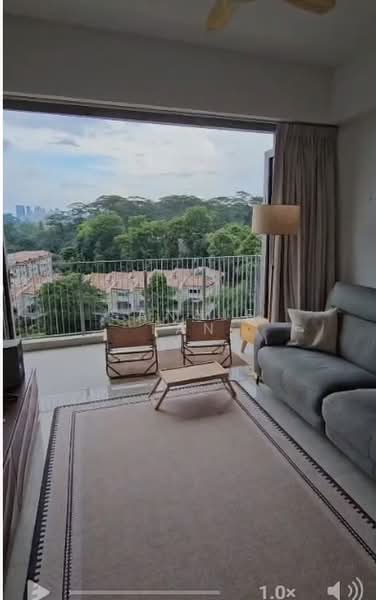 Pollen & Bleu, 15 Farrer Drive, 2 Bedrooms, 872 sqft, Condominium For Rent, by Sannie Tan, 500170660 - Living Room - PropertyGuru.com.sg
