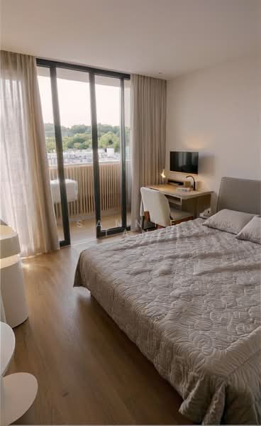 Pollen & Bleu, 15 Farrer Drive, 2 Bedrooms, 872 sqft, Condominium For Rent, by Sannie Tan, 500170660 - Bedroom - PropertyGuru.com.sg