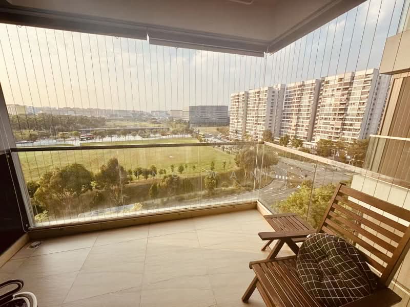 The Tampines Trilliant, 13 Tampines Central 7, 3 Bedrooms, 872 sqft, Executive Condominium For Sale, by LING WANG, 500170830 - Balcony - PropertyGuru.com.sg