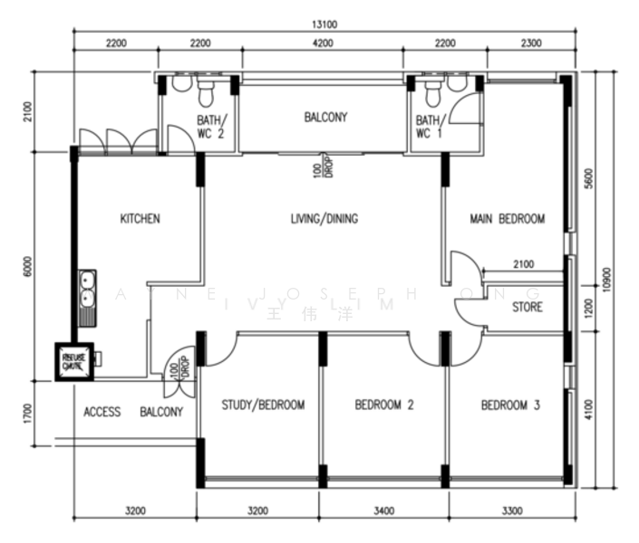 1 Toh Yi Drive, 1 Toh Yi Drive, 4 Bedrooms, 1,378 sqft, HDB Flat For Sale, by Wayne Joseph Ong 王伟洋, 500170855 - PropertyGuru.com.sg