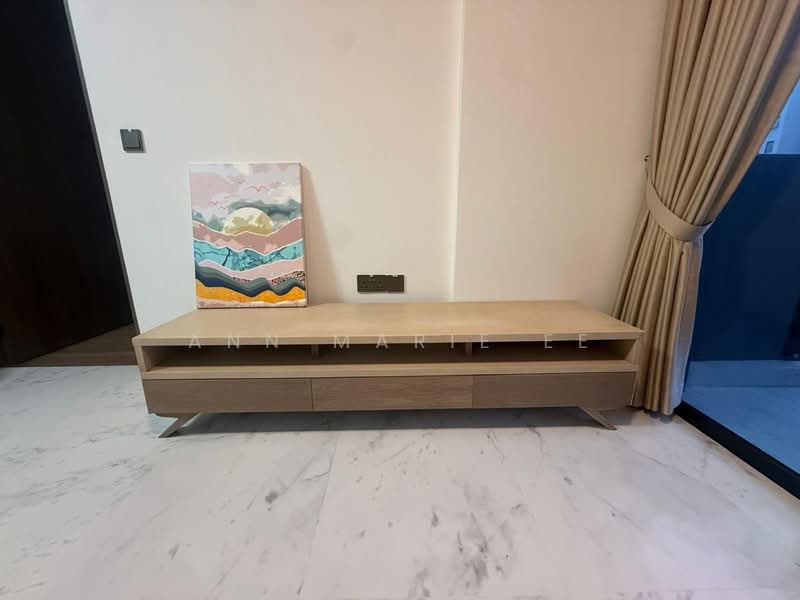 Sceneca Residence, 26 Tanah Merah Kechil Link, 3 Bedrooms, 753 sqft, Condominium For Rent, by Ann Marie Ee, 500170891 - TV console in Living Room - PropertyGuru.com.sg