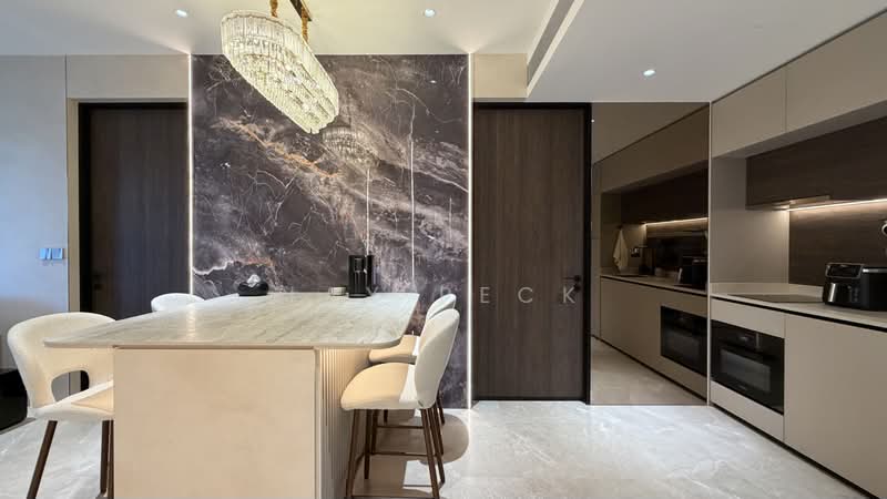The Reef at King's Dock, 20 Harbourfront Avenue, 2 Bedrooms, 689 sqft, Condominium For Sale, by JAY PECK, 500170897 - Dining Room - PropertyGuru.com.sg