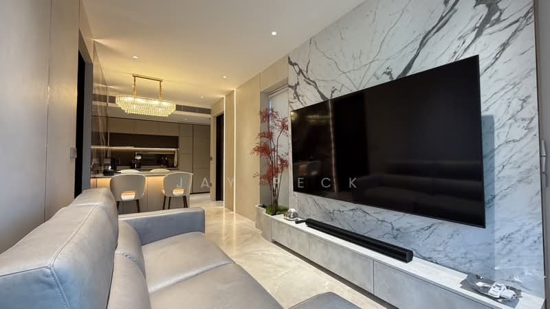 The Reef at King's Dock, 20 Harbourfront Avenue, 2 Bedrooms, 689 sqft, Condominium For Sale, by JAY PECK, 500170897 - Living Room - PropertyGuru.com.sg