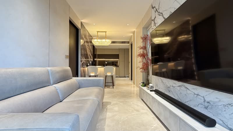 The Reef at King's Dock, 20 Harbourfront Avenue, 2 Bedrooms, 689 sqft, Condominium For Sale, by JAY PECK, 500170897 - Living Room - PropertyGuru.com.sg