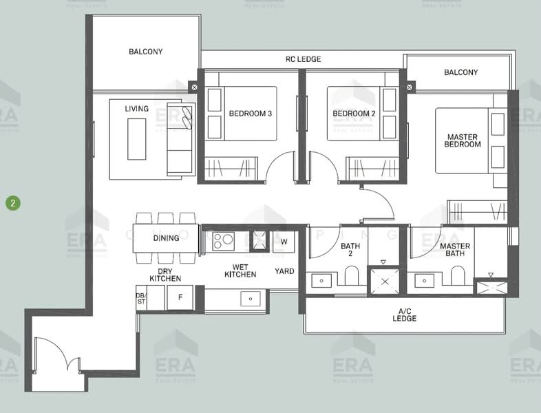 The Clement Canopy, Ave 1 Clementi, 3 Bedrooms, 990 sqft, Condominium For Rent, by Choo Li Ping, 500170958 - PropertyGuru.com.sg