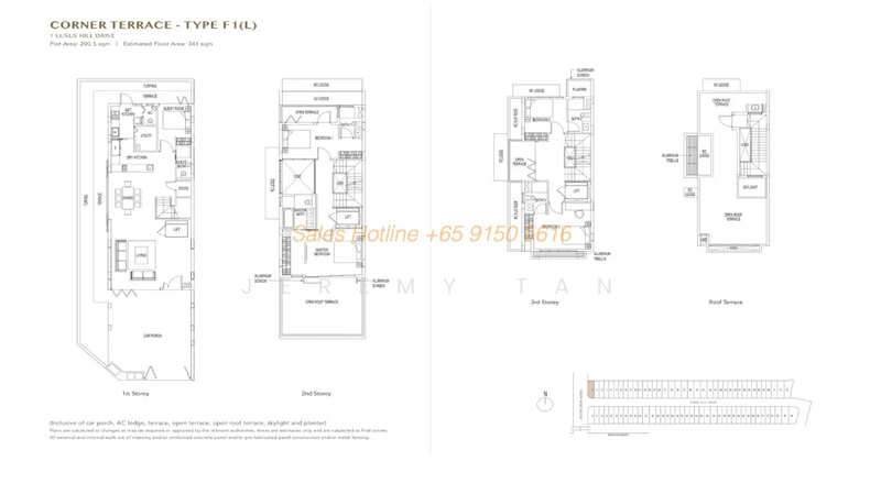 Luxus Hills, Seletar Green Walk, 5 Bedrooms, 3,757 sqft, Terraced House For Sale, by Jeremy Tan, 500170966 - PropertyGuru.com.sg