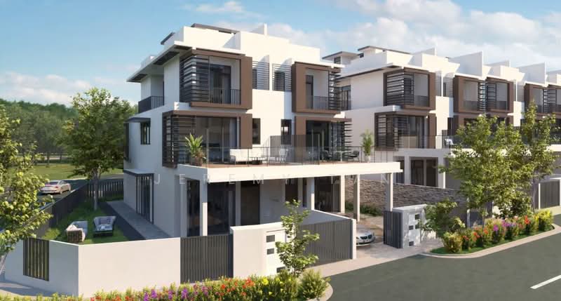Luxus Hills, Seletar Green Walk, 5 Bedrooms, 3,757 sqft, Terraced House For Sale, by Jeremy Tan, 500170966 - Exterior - PropertyGuru.com.sg
