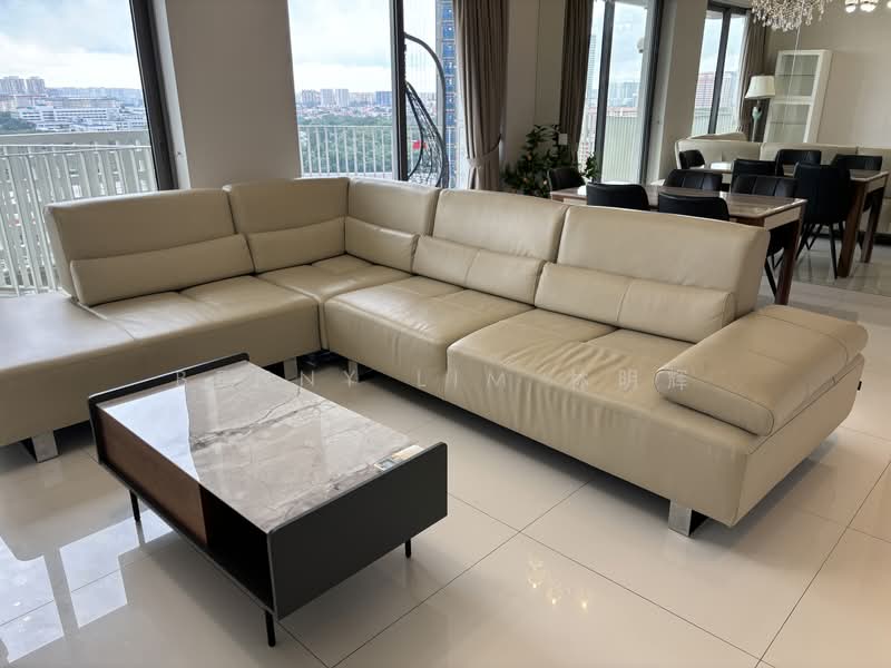 Sky Habitat, 7 Bishan Street 15, 3 Bedrooms, 1,216 sqft, Condominium For Rent, by Benny Lim 林明辉, 500170976 - Living Room - PropertyGuru.com.sg