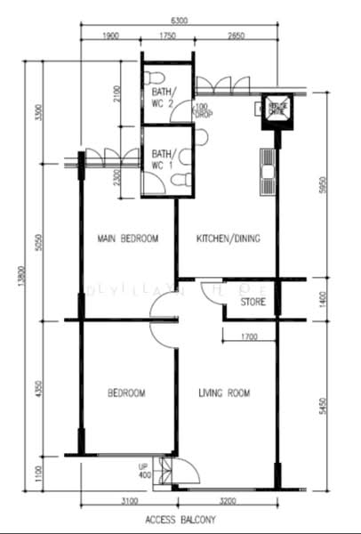 665 Hougang Avenue 4, 665 Hougang Avenue 4, 2 Bedrooms, 797 sqft, HDB Flat For Sale, by Lily Ho, 500170977 - PropertyGuru.com.sg