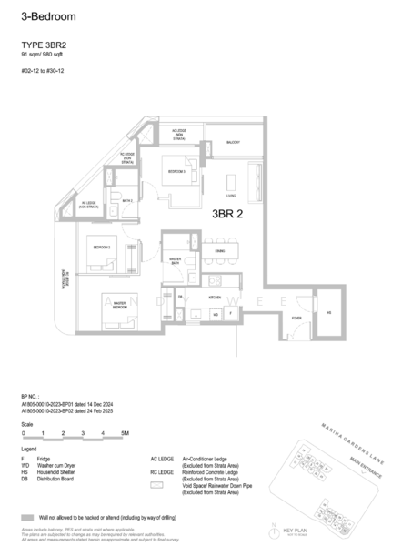 One Marina Gardens, 3 Marina Gardens Lane, 3 Bedrooms, 904 sqft, Apartment For Sale, by Andy Wee, 500170993 - PropertyGuru.com.sg