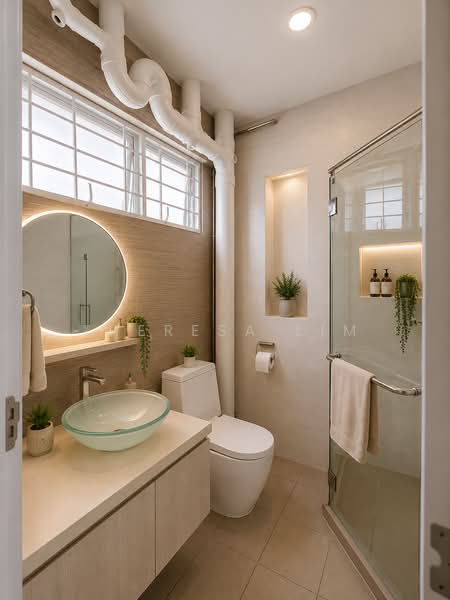 932 Jurong West Street 92, 932 Jurong West Street 92, 3 Bedrooms, 1,108 sqft, HDB Flat For Sale, by Theresa Lim, 500171086 - Bathroom - PropertyGuru.com.sg