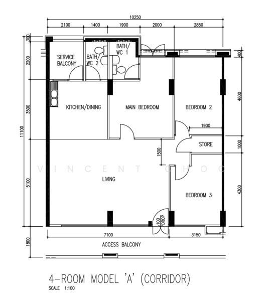 672 Jalan Damai, 672 Jalan Damai, 3 Bedrooms, 1,163 sqft, HDB Flat For Sale, by Vincent Choo, 500171150 - PropertyGuru.com.sg