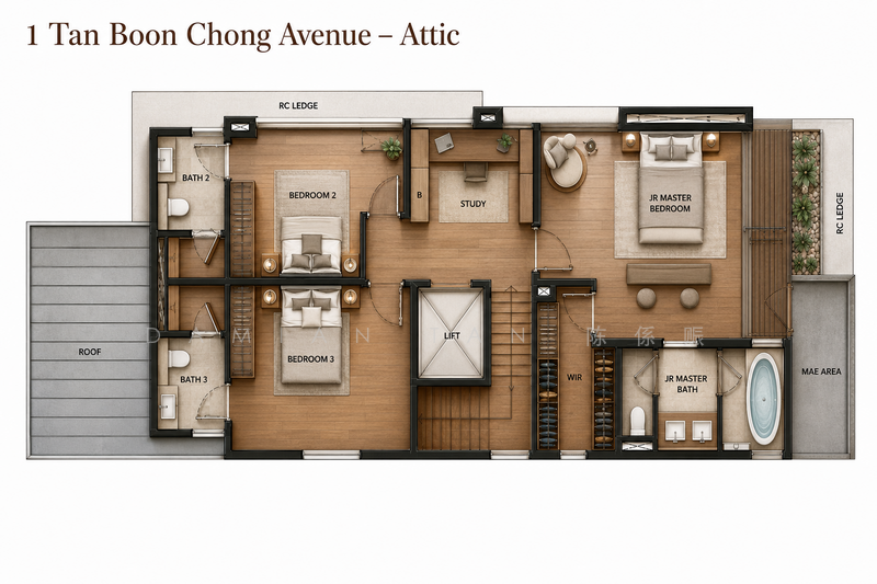 ⭐️NEAR BUS STOPS & MARKET | 1KM OF HENRY PARK PRIMARY SCHOOL | BRAND NEW 2.5-STY MODERN HOUSE⭐️, Tan Boon Chong Avenue Grove Tenang Istimewa Pelangi Harum Sampurna Maryland Holland Mount Sinai Moonbeam Henry Park Jalan Kebaya Jelita Greenleaf Ming Teck Sixth Namly Lim Tai See Lotus Lasia Lemon Lily Redwood Maple Fir Cypress Cherry Oak Coronation, 6 Bedrooms, 11,218 sqft, Bungalow House For Sale, by Damian Tan 陈係赈, 500171174 - PropertyGuru.com.sg