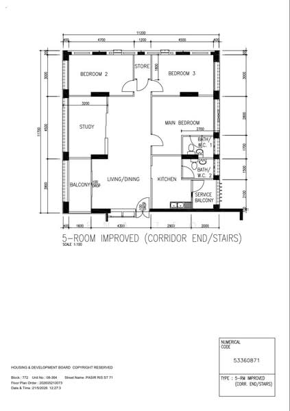 772 Pasir Ris Street 71, 772 Pasir Ris Street 71, 3 Bedrooms, 1,302 sqft, HDB Flat For Sale, by Ena Teo, 500171190 - PropertyGuru.com.sg