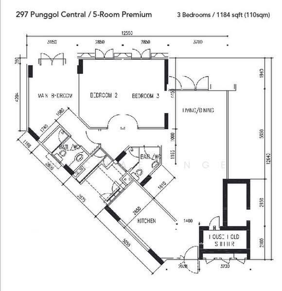 297 Punggol Central, 297 Punggol Central, 3 Bedrooms, 1,184 sqft, HDB Flat For Sale, by Michael Nge, 500171196 - PropertyGuru.com.sg