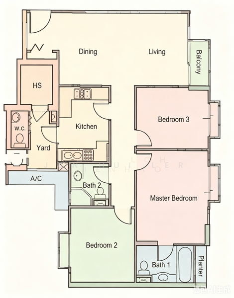 Sunville, 20 Saint Michael's Road, 3 Bedrooms, 1,152 sqft, Apartment For Sale, by Jun Hui LER, 500171211 - PropertyGuru.com.sg