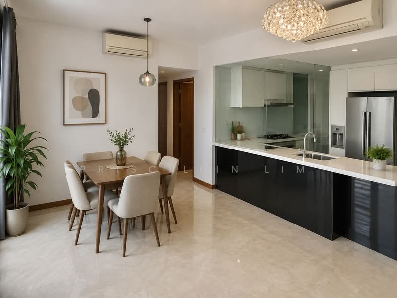 Vista Residences, 26 Jalan Datoh, 3 Bedrooms, 1,109 sqft, Condominium For Rent, by Priscillin Lim, 500171222 - Dining Room - PropertyGuru.com.sg