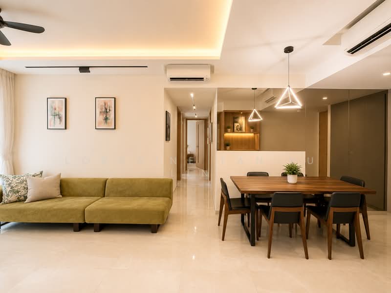 Penrose, 26 Sims Drive, 3 Bedrooms, 1,184 sqft, Condominium For Sale, by Lorraine Tan Yu Lin, 500171246 - Living Room - PropertyGuru.com.sg
