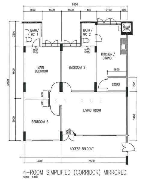 173 Yishun Avenue 7, 173 Yishun Avenue 7, 3 Bedrooms, 893 sqft, HDB Flat For Sale, by Sky Xue, 500171254 - PropertyGuru.com.sg