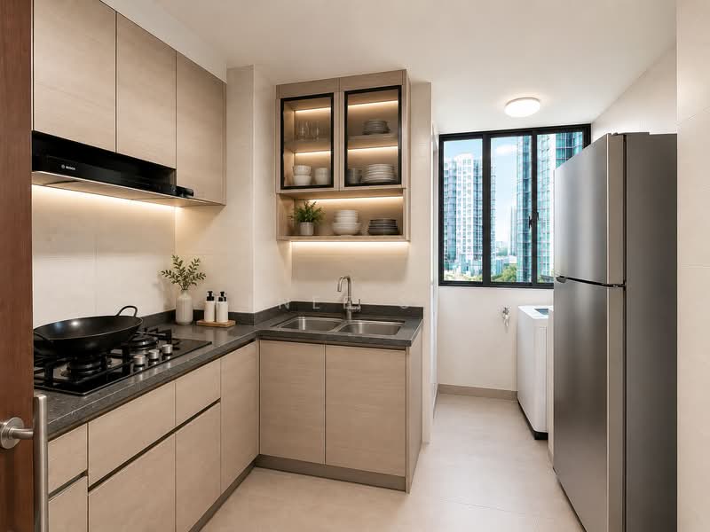 Fortune Jade, 501 Dunman Road, 3 Bedrooms, 1,141 sqft, Apartment For Sale, by Renee Sim, 500171270 - Kitchen - PropertyGuru.com.sg
