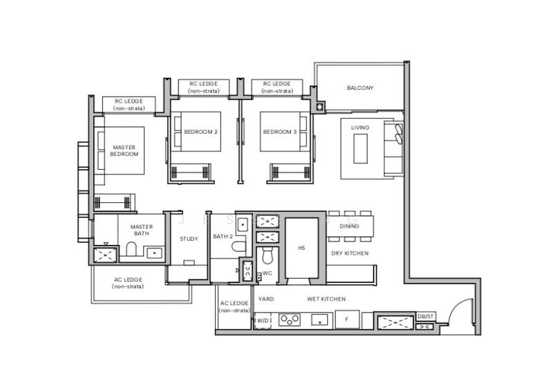 Hudson Place Residences, , 3 Bedrooms, 1,055 sqft, Condominium For Sale, by Jesse Ng, 500171310 - PropertyGuru.com.sg